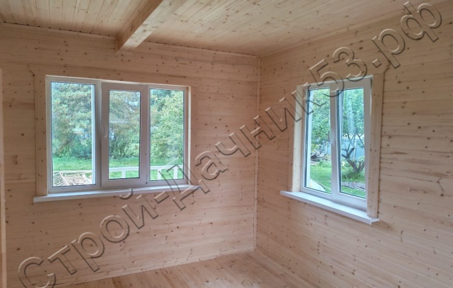 4 Каркасно-щитовой дом  Д-110, 7х6м, 84 М², Тверская область, Конаковский район, СНТ Ремонтник (11)